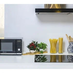 Microondas con grill – Candy Moderna CMGA23TNDB, 900 W, 6 niveles, 8 funciones, 23 l, Negro