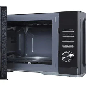 Microondas con grill – Koenic KMWG 2322 DB, 900 W, 5 potencias, 8 programas automáticos, 23 l, Negro