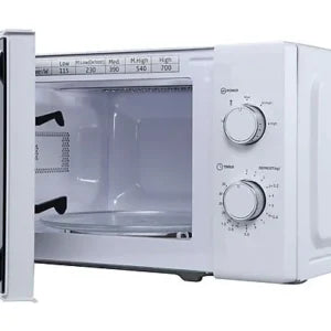 Microondas – OK OMW 2024-3 W, 700 W, 5 Niveles de Potencia, 20 l, Control Mecánico, Blanco