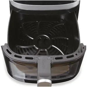 Freidora de aire – KOENIC KAF 41323 B, 1300 W, 3.7 l, Display táctil, Ventana transparente, Negro