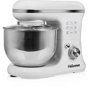 Amasadora – TRISTAR MX-4817, 1200 W, Totalmente variable velocidades, Blanco