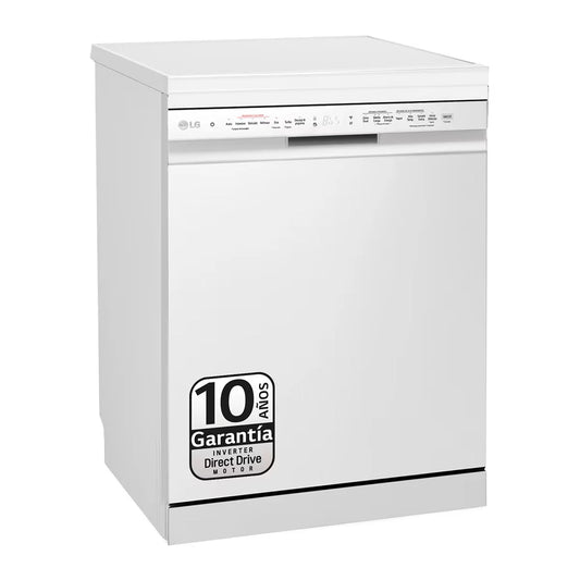Lavavajillas LG 14 servicios, 60 cm – DF243FWS Blanco